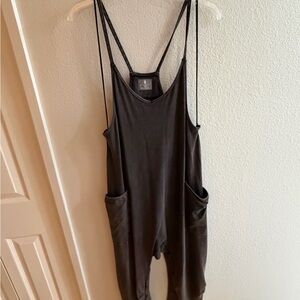 Free People Movement Sleeveless Jumpsuit with Pockets